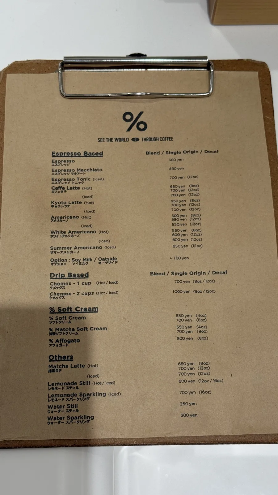 % Arabica Tokyo Azabudai Hills B1（9枚目）